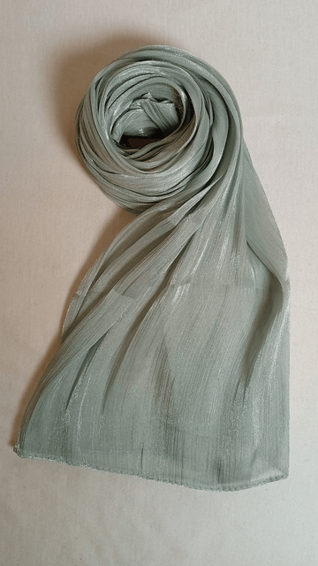 Organza Sheen Silk - Pale Teal